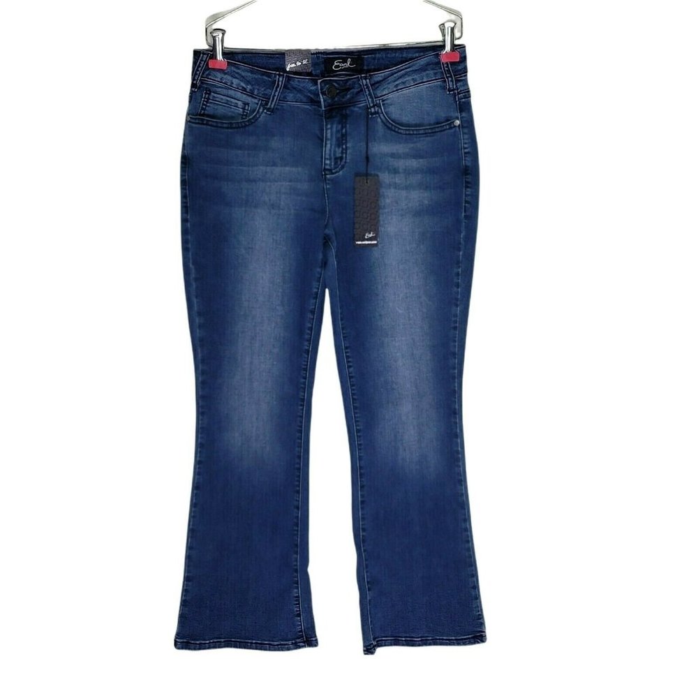 Earl Bootcut Jeans Free To Be Denim Sanding Stretch 28X27 Size 6